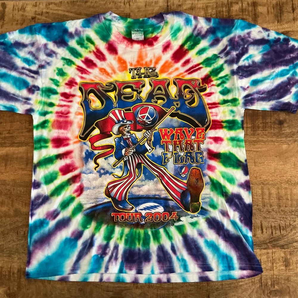 The Dead 2004 Wave That Flag Summer Tour T-Shirt Size XL Never Worn